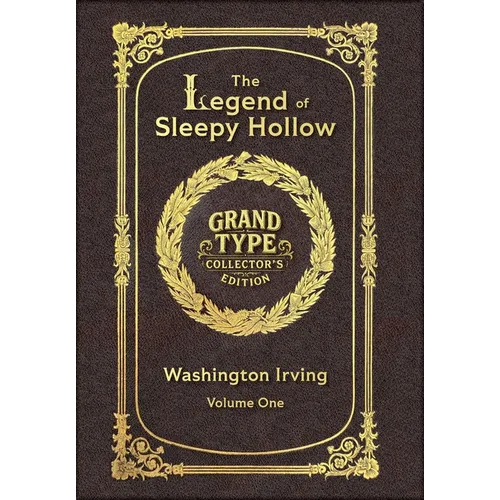Large Print - The Legend of Sleepy Hollow, Volume 1 of 2 - Grand Type Collector's Edition - Matte Hardcover with Dust Jacket